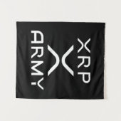 Tenture Hodl XRP - XRP Cryptodevise - XRP Army (Devant (Horizontal))