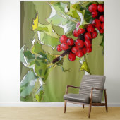 Tenture Holly Berries 005 (En situation)