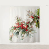 Tenture HollyBerries 004 (Devant)
