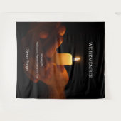 Tenture Holocaust Remembrance Day (Devant (Horizontal))