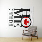 Tenture HOME Canada (En situation (horizontale))
