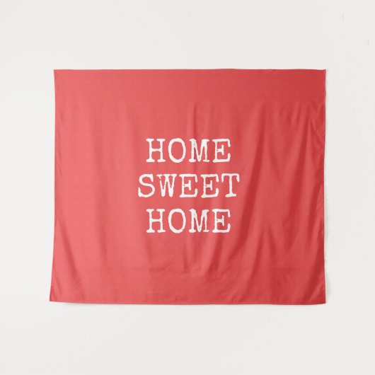 Tenture Home sweet home design minimal (Devant (Horizontal))