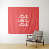 Tenture Home sweet home design minimal (En situation (horizontale))