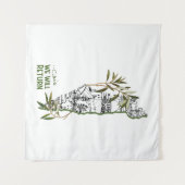 Tenture Homes dans la carte, Embracé par les Branches d'Ol (Devant (Horizontal))