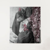 Tenture Homme aux fleurs (Devant)