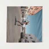 Tenture Homme jouant au skateboard (Devant (Horizontal))