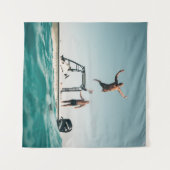 Tenture Homme plongée en piscine (Devant (Horizontal))