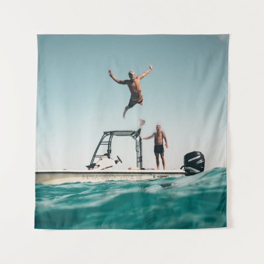 Tenture Homme plongée en piscine (Devant)