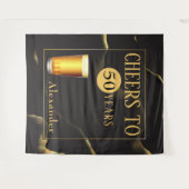 Tenture Hommes à 50 ans Fab Anniversaire (Devant (Horizontal))