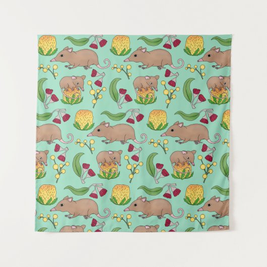 Tenture Honey Possum (Devant)