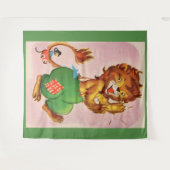 Tenture Horace le lion et l'ami (Devant (Horizontal))