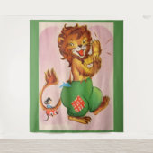 Tenture Horace le lion et l'ami (Devant)