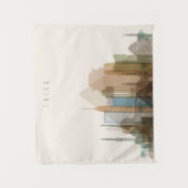 Tenture Horizon de ville du Caire, Egypte | (Devant)