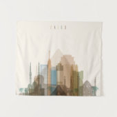 Tenture Horizon de ville du Caire, Egypte | (Devant (Horizontal))