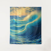 Tenture Horizon soleil au bord de la plage (Devant)