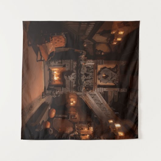 Tenture Horizons hantés (Devant (Horizontal))