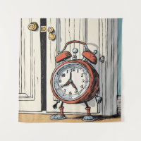 Horloge d'alarme pivotante - Porte Whimsical