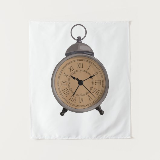 Tenture Horloge d'alarme Vintage (Devant)