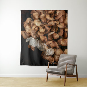 Tenture Hortensia Fané 