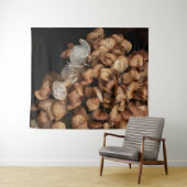 Tenture Hortensia Fané  (En situation (horizontale))