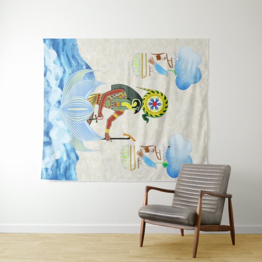 Tenture Horus De L'Horizon (En situation (horizontale))