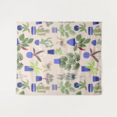 Tenture Houseplants Cactus Motif Succulent (Devant (Horizontal))