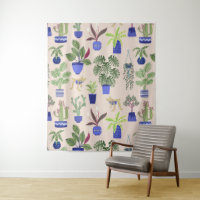 Houseplants Cactus Motif Succulent