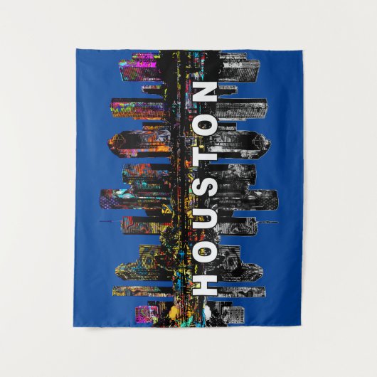 Tenture Houston, Texas couvert de graffitis (Devant)