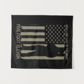 Tenture How Long Was I In the Army Five Foot Eleven (Devant (Horizontal))