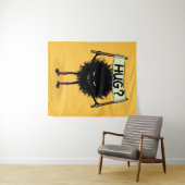 Tenture Hug de caractères mal déplaisant (En situation (horizontale))