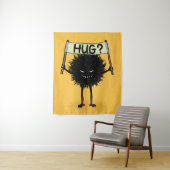Tenture Hug de caractères mal déplaisant (En situation)