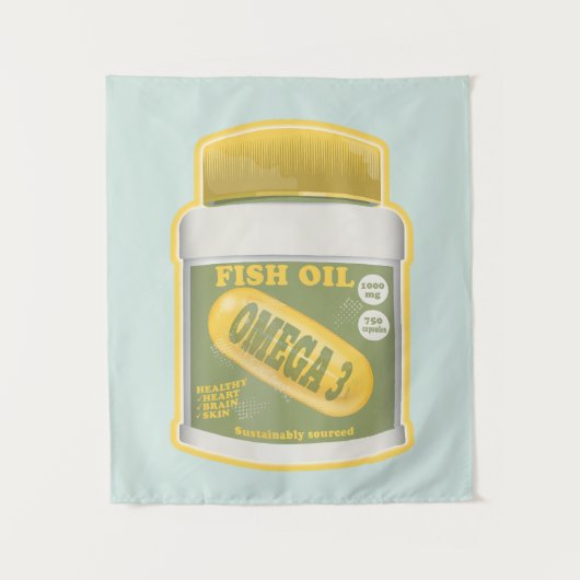 Tenture Huile de poisson oméga 3 (Devant)