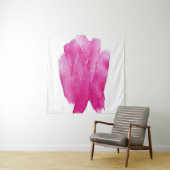 Tenture Huile rose chatoyante : Aquarelle Abstraite (En situation (horizontale))