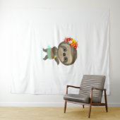 Tenture Hula dansante de Sloth (En situation (horizontale))