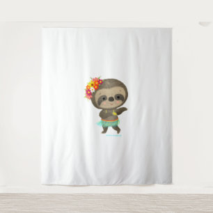 Tenture Hula dansante de Sloth