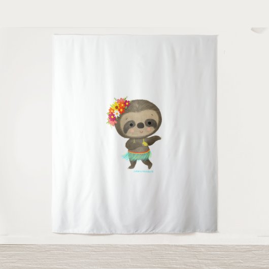 Tenture Hula dansante de Sloth (Devant)