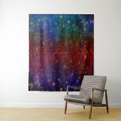 Tenture Humeur Ombre | Fond Psychedelique Grunge Stardust (En situation)