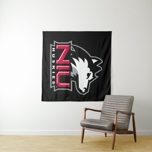 Tenture Huskies (En situation (horizontale))