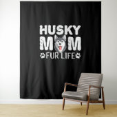 Tenture Husky maman | Funny dog day (En situation)