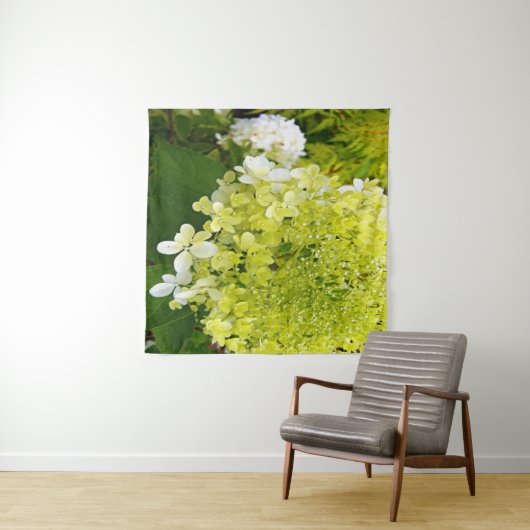 Tenture Hydrangea Limelight Vert Chartreuse Élégant (En situation (horizontale))