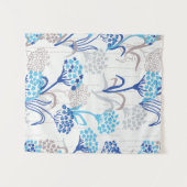 Tenture Hydrangée légère et aérée Motif floral (Devant (Horizontal))