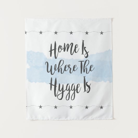 Tenture Hygate Aquarelle Cosy Accueil Pastel Bleu Blanc (Devant)