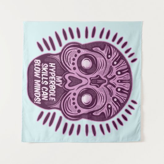 Tenture Hyperbole Funny ANGLAIS LANGUE (Devant (Horizontal))