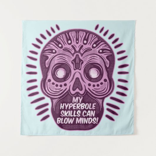 Tenture Hyperbole Funny ANGLAIS LANGUE (Devant)