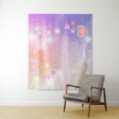 Tenture I am Magnetic, Motivational, Inspirational, Pink (En situation)