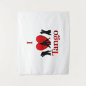 Tenture I Heart Tango (Devant)