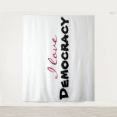 Tenture I love [customize] (Devant)