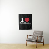 Tenture I Love Mashed Potatoes Thanksgiving Diner Cadeau (En situation)