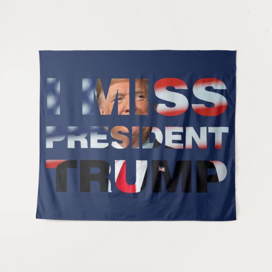 Tenture I Miss Président Trump (Devant (Horizontal))