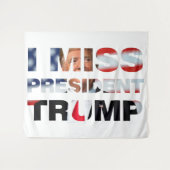 Tenture I Miss Président Trump (Devant (Horizontal))
